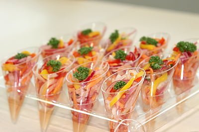 香味野菜の甘酢