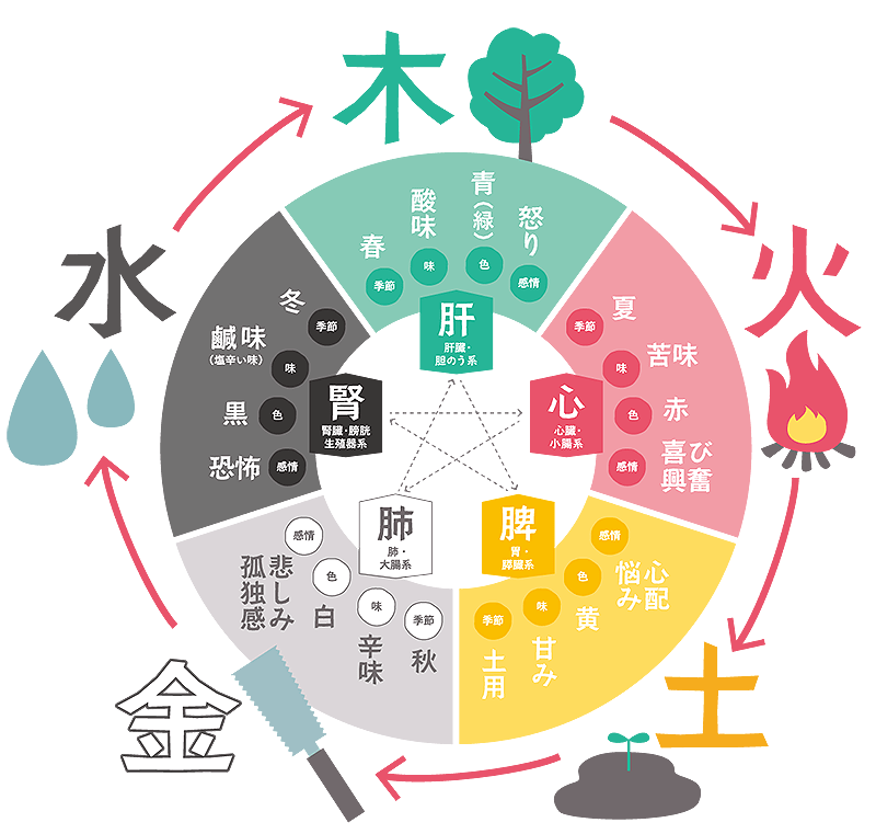 五行相関図