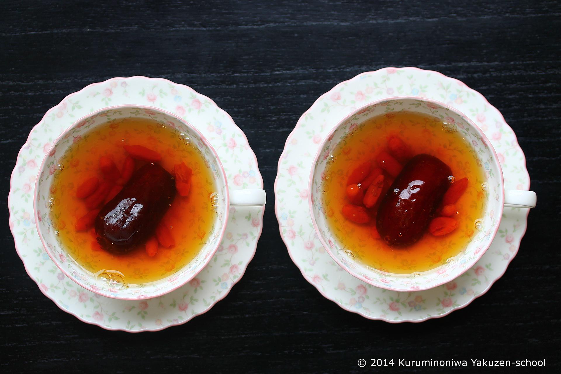 なつめ枸杞茶 (胡桃の庭の薬膳)