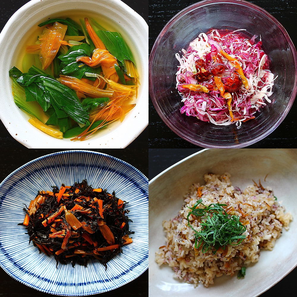 金針菜を使った薬膳料理｜オンライン上級薬膳料理教室