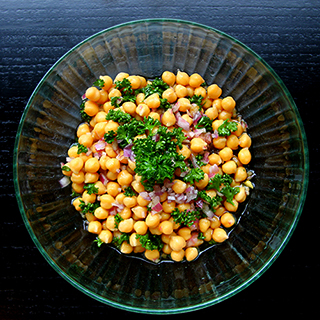 ひよこ豆のサラダ ひよこ豆のサラダ|オンライン料理教室春の薬膳