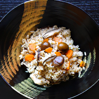 栗と椎茸の炊き込みごはん｜初心者向け秋の薬膳