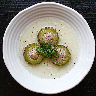 ゴーヤの肉詰めエスニック風｜初心者向け夏の薬膳