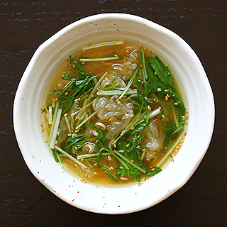 白木耳と水菜のスープ｜初心者向け秋の薬膳